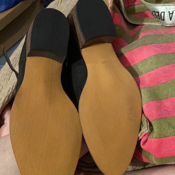 Amelie Grace Black suede booties with ankle buckle size 10 brand new - Picture 2 of 9